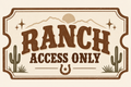 Ranch Access Pass | Meet Our Horses & Rescue Animals + Enjoy Experiance Perks & Booths