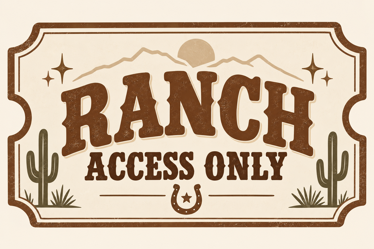 Ranch Access Pass | Meet Our Horses & Rescue Animals + Enjoy Experiance Perks & Booths