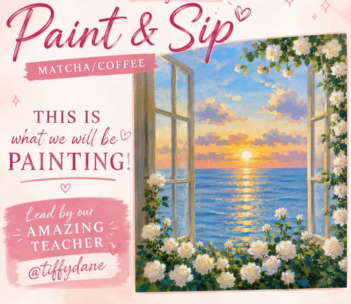 July 17th Paint & Sip Matcha/Coffee At La Bodega San Bernardino