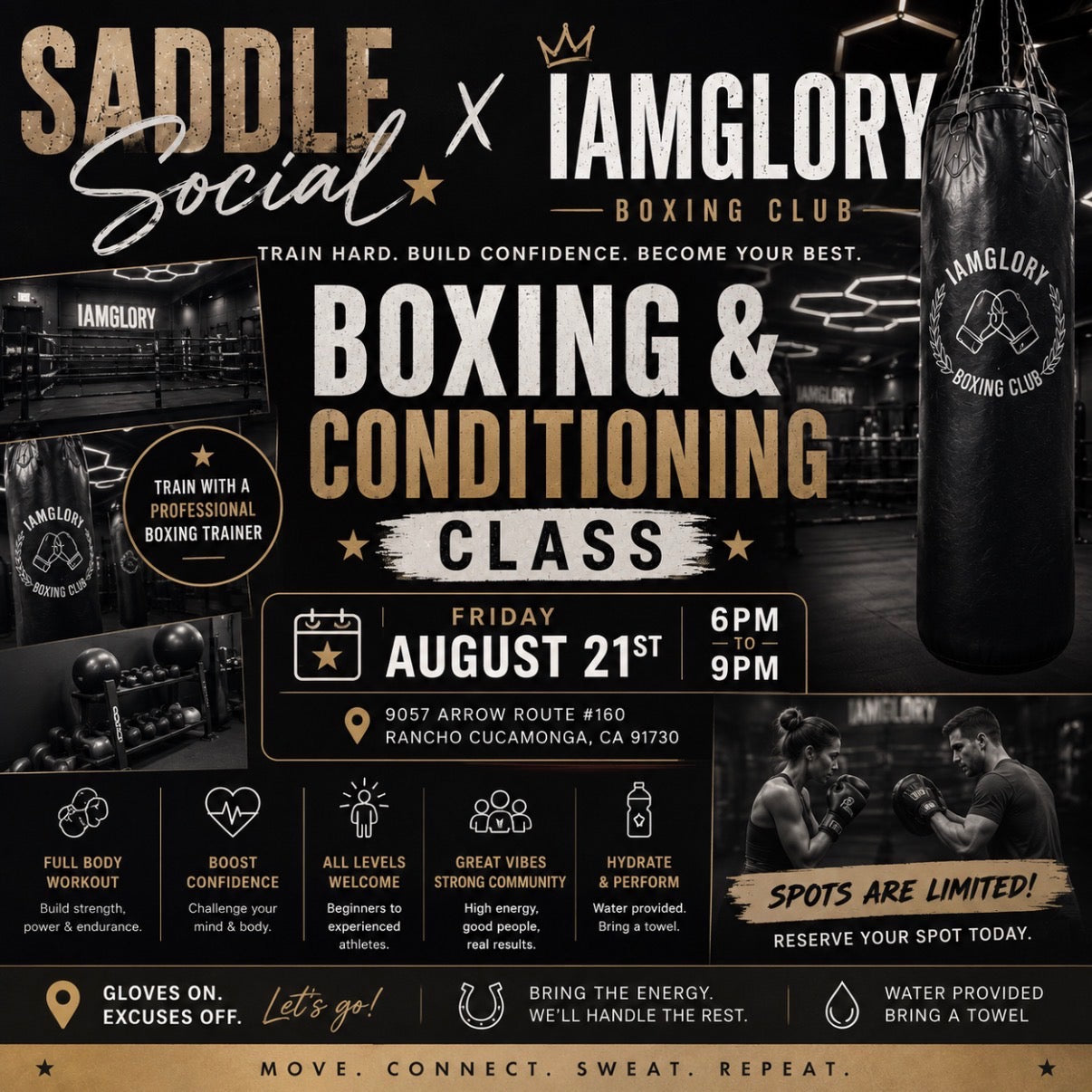 August 21st | Boxing & Condtioning at IAMGLORY BOXING | Rancho Cucamonga