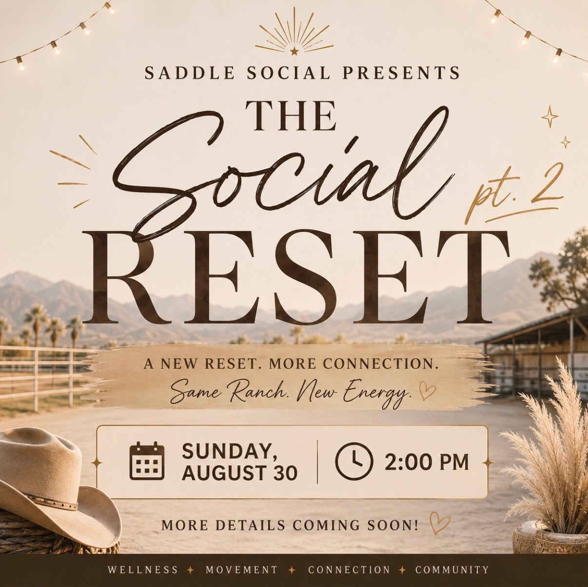 August 30th | The Social Reset Pt.2 | PRESALE LOWEST PRICE EVER !!!