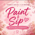 July 17th Paint & Sip Matcha/Coffee At La Bodega San Bernardino